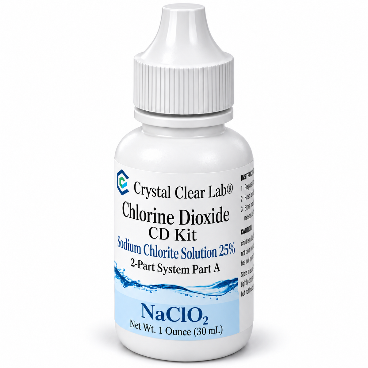 Individual Liquid Components — Sodium Chlorite Solution / 1 oz / HDPE Plastic