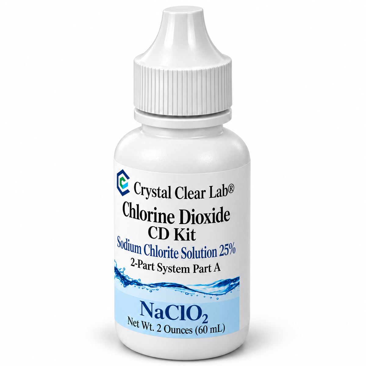 Individual Liquid Components — Sodium Chlorite Solution / 2 oz / HDPE Plastic