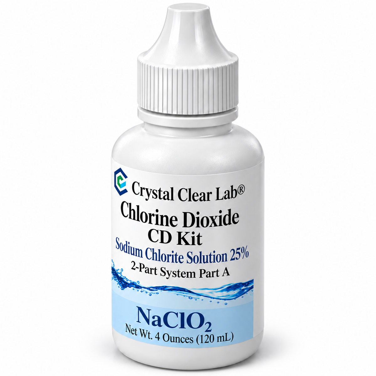 Individual Liquid Components — Sodium Chlorite Solution / 4 oz / HDPE Plastic